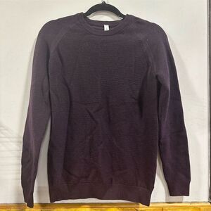 Lululemon Women's Purple Merino Wool Pullover Sweater Size 10